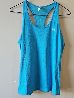 Under Armour Medium Blue Racerback Performance Tank